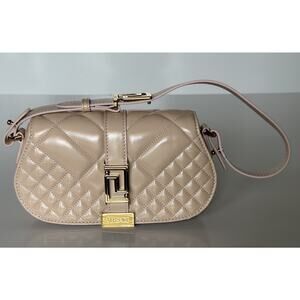 Versace Quilted Calf Leather Light Pink Mini Shoulder Bag 1010951 IT NWT $1625